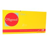 Zinc Oligosol Solution Buvable 28 Ampoules