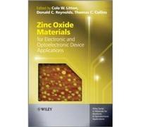 Zinc Oxide Materials for Electronic and Optoelectronic Device Applications by CW Litton Hardcover Book CW Litton (Auteur)