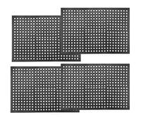 ZincOrange Tapis d'Extérieur Rectangulaire Antidérapant Noir, 91cmx61cm, Anti-Fatigue et Facile à Nettoyer pour Cuisine, Salle de Bain, Entrepôt et Zones de Travail Industrielles