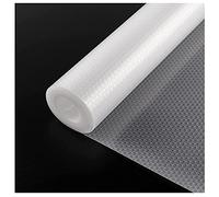 Zindoo Tapis Fond Tiroir Antiderapant Transparent Protection EVA Non-adhésif Découpe Personnalisable Antibactérien Étanche pour Tiroir Frigo Placard Évier 30x600CM