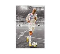 Zinedine Zidane 2 Poster sur toile pour décoration de chambre à coucher 30 x 45 cm