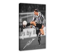 Zinedine Zidane 4 Poster sur toile pour décoration de chambre à coucher 50 x 75 cm