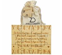 ZINELLO DESIGN Puzzle Veux-tu être Mon Parrain - Bois 12 Pièces sans Cadre | Format 21 x 15 cm, pochette en coton et pièce « Surprise ! » incluses pour révéler une demande de parrain sans cadre adulte