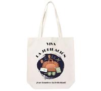 Zinello Design Sac fourre-tout Viva la retraite cadeau adieu Travail - Sac 100 % coton retraité homme femme - Cadeau compagnon de travail original
