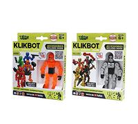 Zing KLIKBOT Lot de 2 Stores Hero & Villain