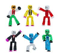 Zing Stikbot Avatar Series 1, Lot de 6 Figurines d'action Stikbot à Collectionner avec Impression UV, créez des animations Stop Motion, idéales pour Les Enfants à partir de 4 Ans