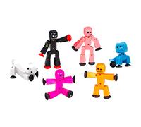 Zing Stikbot Family Pack - Lot de 4 Figurines, 1 Chat et 1 Chien - Créez une Animation Stop Motion
