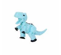 Zing Stikbot Mega Dino Carnotaurus Single (bleu glacier), 15,2 cm de long x 7,6 cm de haut, StikBot, Créer une animation Stop Motion, à partir de 4 ans