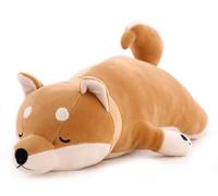 zingking Doudou en peluche douce pour chien - Coussin décoratif mignon - Peluche pour enfants - Anime Corgi Kawaii Poupée - Jouet de sommeil - Étreinte pour l'école maternelle - 50 cm