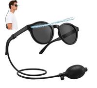 zingking Prank Water Glasses,Hidden Water Shooting Sunglasses for Adults,Funny Squirt Glasses with 90ml Refillable Water Reservoir, for Beach, Pool, BBQ, Birthday Pranks, Gag Gift