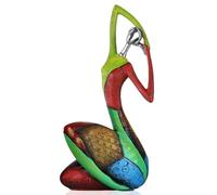 zingking Statues et Sculptures de Yoga féminin d'art Abstrait Moderne, Statues créatives de Yoga de Peinture à l'huile Pleine Couleur, Salon Moderne, Porche, bibliothèque, entrée, décoration de Table