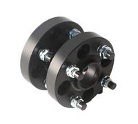 Zingoi entretoises de moyeu de Roue Adaptateur d'entretoise de Roue, 2 pièces, 15/20/25/30/35mm PCD 4x100 ID = OD 54.1mm,pour Suzuki Alto/Swift/Alivio/Every(2PCS 25mm Black)