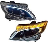 Zingori Assemblage de phare de voiture 1 paire de phares pour Benz pour Vito W447 2016-2022