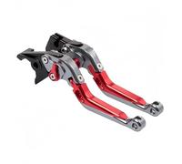 Zingori levier d'embrayage de frein de moto Leviers de frein et d'embrayage pour motos pour HYOSUNG Aquila GV300S 300S QM300(F-Red)