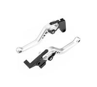 Zingori levier d'embrayage de frein de moto Leviers de frein pour avant et arrière pour Piaggio pour NRG POWER DD MEDLEY 125 pour Gilera pour Runner 200(Argent)