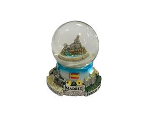 ZINGS - Boule de neige Madrid - Classic - Résine, Verre, Cristal - Transparent - 6 x 5.5 x 6 cm - Monument de Madrid - Cadeau souvenir