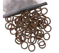 Zingso Lot de 100 mini élastiques à cheveux en nylon souple pour bébé fille et enfant - Petits élastiques à cheveux pour petites filles - Nombreux choix de couleurs