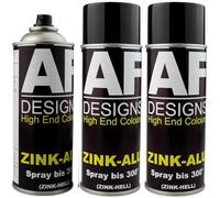 Zink Alu Spray de protection contre la corrosion Apprêt clair jusqu'à 300 °C Lot de 1, 3 ou 6 (3)