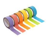 Zink Colorful Tape Set with Full Rainbow of Colors Lot de Rubans adhésifs Washi colorés avec Arc-en-Ciel de Couleurs Pastel, Papier, moyen, 30 Pièces