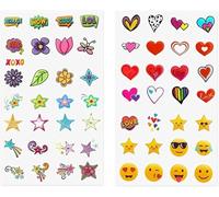 Zink Ensemble d'autocollants Deluxe 50+ - Personnalisez et décorez votre appareil photo et votre imprimante Instant avec des formes amusantes, etc.