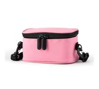 Zink Étui Premium avec Bandoulière Réglable, Poche Mesh pour Papier, Câble USB & Accessoires (Rose), Compatible Imprimante HP Sprocket Panorama (Étui Seulement)