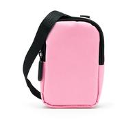 Zink Étui Souple pour Appareil Photo Instantané/Imprimante avec Poche Photo, Fermeture Éclair & Bandoulière (Rose) pour Kodak, Polaroid, HP, Canon, Fujifilm, Lifeprint