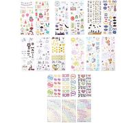 Zink Jeux d'autocollants colorés et décoratifs pour Les projets de Papier Photo instantané (Menthe, Alignement, Zip, Pop, Z2300) - 9 Jeux Uniques.