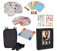 Zink Kit d'accessoires pour Impression instantanée avec Album Photo, étui, Autocollants, marqueurs