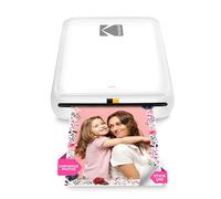 Zink Kodak Step Printer - Imprimante Photo Mobile sans Fil avec Technologie Zero Ink pour Tout Appareil Intelligent Bluetooth ou NFC (Blanc) édition autocollante, 2 x 3 (RODMP20KIT9W)