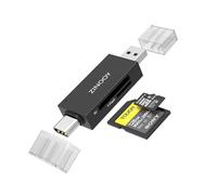 Zinooy Lecteur Carte Micro SD, Adaptateur USB 3.0, Lecteur de Carte Mémoire USB C pour Smartphones/Tablettes avec Fonction OTG, Les PCs et Les Ordinateurs Portables