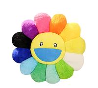 Zinsale Coussin de sol à fleurs mignonnes - Décoration de chambre indienne - Pour adolescentes, adolescentes, filles, coin lecture, regarder la télévision, chambre à coucher