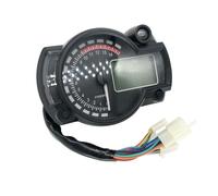 ZINSAN Compteur de Vitesse numérique odomètre tachymètre for Tableau de Bord de Moto KOSO RX2N avec câble de capteur [Replacement]