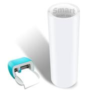 Zinueen Iris blanc intelligent pour Cricut Joy - 14 x 200 cm - Transfert de chaleur - Rouleaux en vinyle HTV sans tapis de découpe - Film vinyle autocollant en polyuréthane pour tissus et t-shirts
