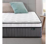 Zinus Bed Mattress Conventional, Mousse, Blanc, 135 x 190 cm