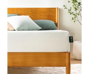 Zinus Bed Mattress Conventional, Mousse, Blanc, 135 x 190 cm