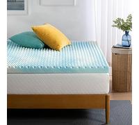 Zinus Cool Swirl, surmatelas pour Matelas 140 x 190 cm - Hauteur 7,6 cm - Matelas en Mousse à mémoire rafraîchissante - Topper pour Matelas - Certifié Oeko-TEX