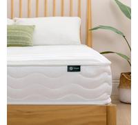 ZINUS Matelas à Ressorts Bonnel 1 Place - 90x190 cm - Hauteur 20 cm - Fermeté Moyenne - Blanc - Polyester - Matelas conventionnel - Hypoallergénique - Facile à installer et à déplacer