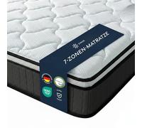 Zinus Matelas Hybride en Mousse à mémoire de Forme Blanc