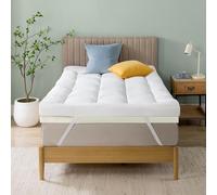 Zinus Mattress Topper, Polyester, Blanc, 190 x 80 cm