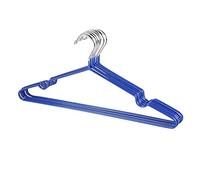 ZINXY 10 pièces cintres colorés en Acier Inoxydable en Caoutchouc for Pinces à Linge antidérapant séchage étendoir Cintre extérieur étendoir Cintres Classiques (Color : D)