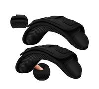 ZINZ 2-Pack Coussin d'épaule Tactique Professionnel, Coussin épais et Respirant pour Bretelles de Gilet et Sacs à Dos - Confortable et Durable,Kaki