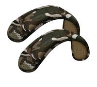 ZINZ 2-Pack Épaulière Universelle avec Coussin Ultra épais pour Sac à Bagages, Sac à Bandoulière, Long, Antidérapant et Respirant，Camouflage vert-2Pack