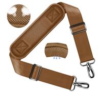 ZINZ 58" Bandoulière Universelle avec Rembourrage Fixe Ultra-épais et Double Boucles d'Équilibrage pour Sac de Voyage,Sac pour Ordinateur Portable, Sac à Bandoulière,Khaki