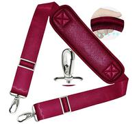 ZINZ 78" Bandoulière Universelle avec Rembourrage Fixe Ultra-épais et Double Boucles d'Équilibrage pour Sac de Voyage,Sac pour Ordinateur Portable, Sac à Bandoulière,Rouge Us