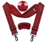 ZINZ 79.5" Sangle de Sac Universelle avec Coussinet Respirant Fixe Ultra épais, bandoulière réglable et Robuste pour Sac d'ordinateur Portable, Sac de Sport, Sac pour Appareil Photo et Plus,TH01B02