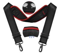 ZINZ 79.5" Sangle de Sac Universelle avec Coussinet Respirant Fixe Ultra épais, bandoulière réglable et Robuste pour Sac d'ordinateur Portable, Sac de Sport, Sac pour Appareil Photo et Plus,B01K02