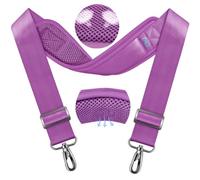 ZINZ 79.5" Sangle de Sac Universelle avec Coussinet Respirant Fixe Ultra épais, bandoulière réglable et Robuste pour Sac d'ordinateur Portable, Sac de Sport, Sac pour Appareil Photo et Plus,L01P01