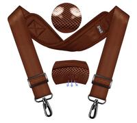 ZINZ 79.5" Sangle de Sac Universelle avec Coussinet Respirant Fixe Ultra épais, bandoulière réglable et Robuste pour Sac d'ordinateur Portable, Sac de Sport, Sac pour Appareil Photo et Plus,B01R01