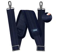 ZINZ 79" Bandoulière, coussin de coussin fixe extra-épais et double fermoir Sangle de remplacement universelle avec crochets pivotants en métal (200 cm,Bleu)