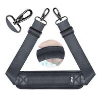 ZINZ Bandoulière Ceinture de Sac 75" avec Coussinet Fixe et Doubles Boucles équilibrées -Gris foncé